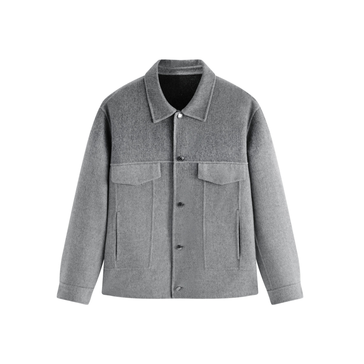Men's Short Ombre Wool-Blend Jacket