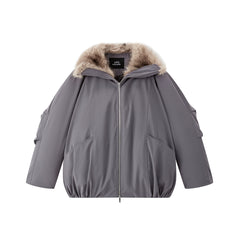 Women's Thermal Down Parka with Fur Collar