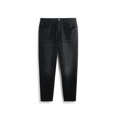 Men's Washed Tapered Jeans