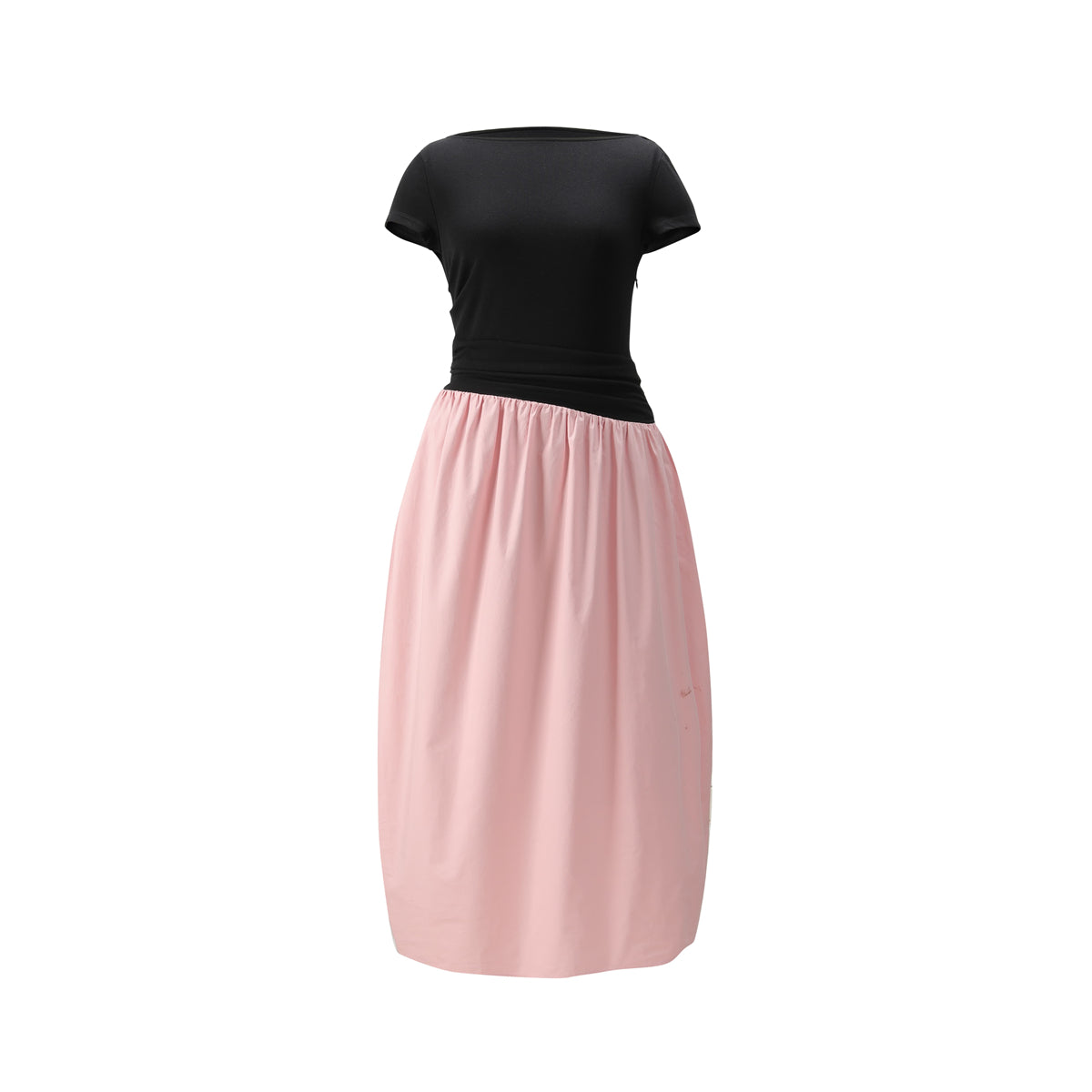 Women's Boat-Neck Layered-Look Dress
