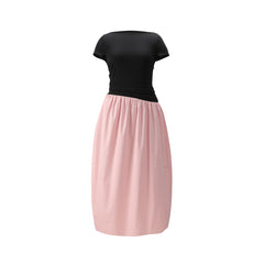 Women's Boat-Neck Layered-Look Dress