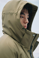 Men's Colorblock Bonded Water-Repellent Down Jacket