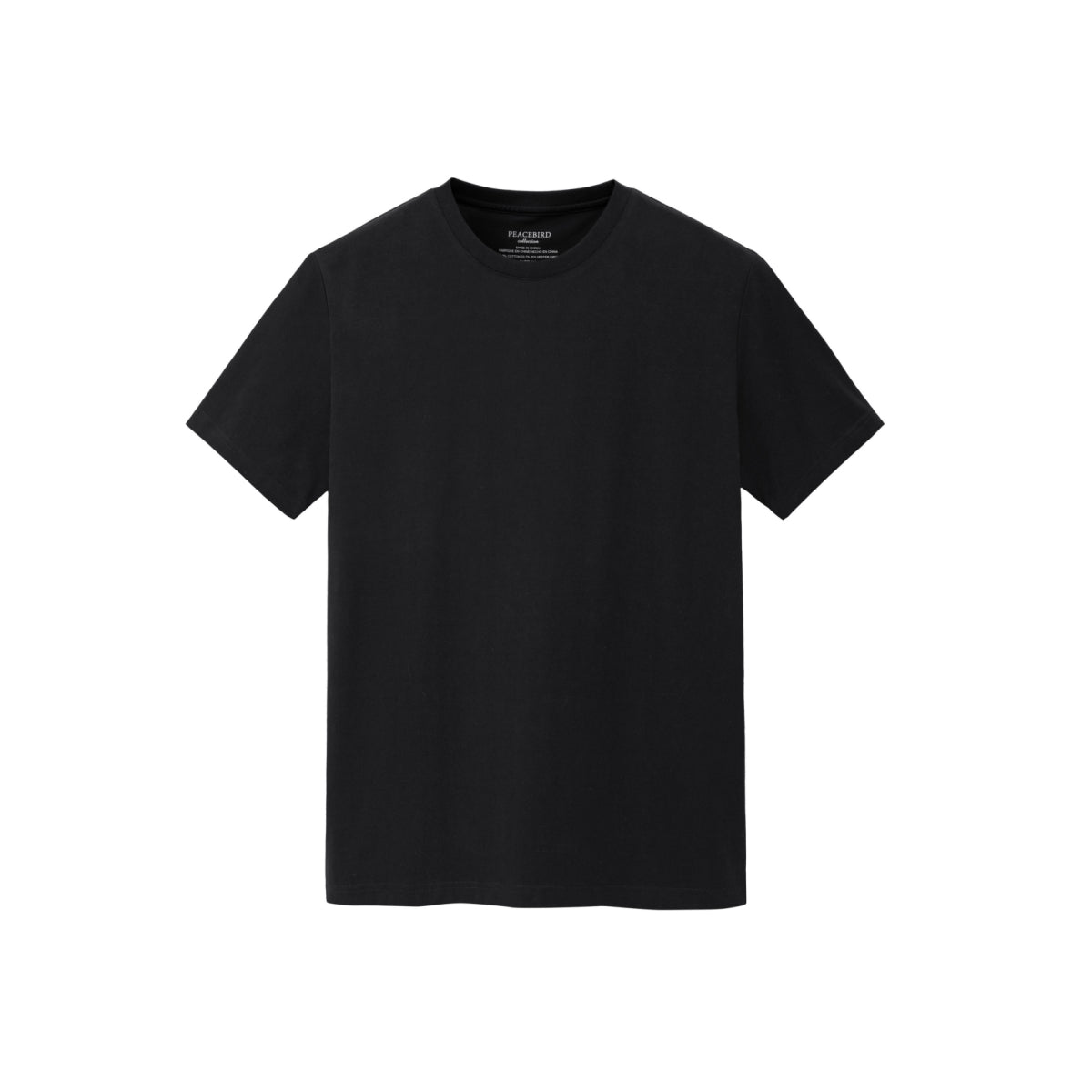 Men's Cooling Slim-Fit Black T-Shirt