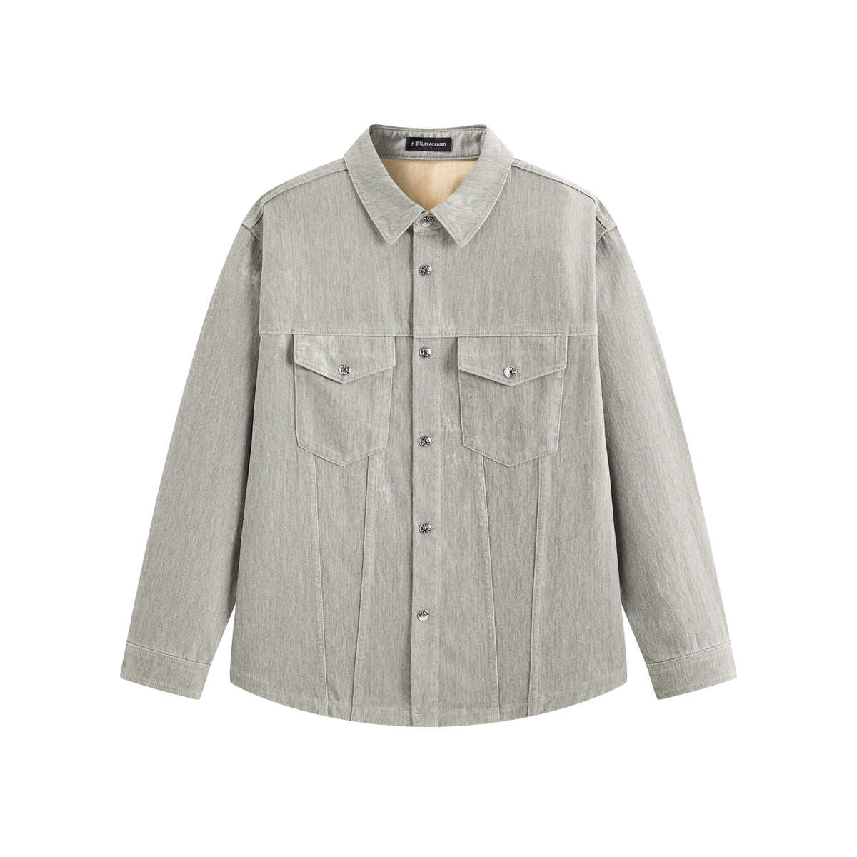 Men's Loose-Fit Denim Shirt