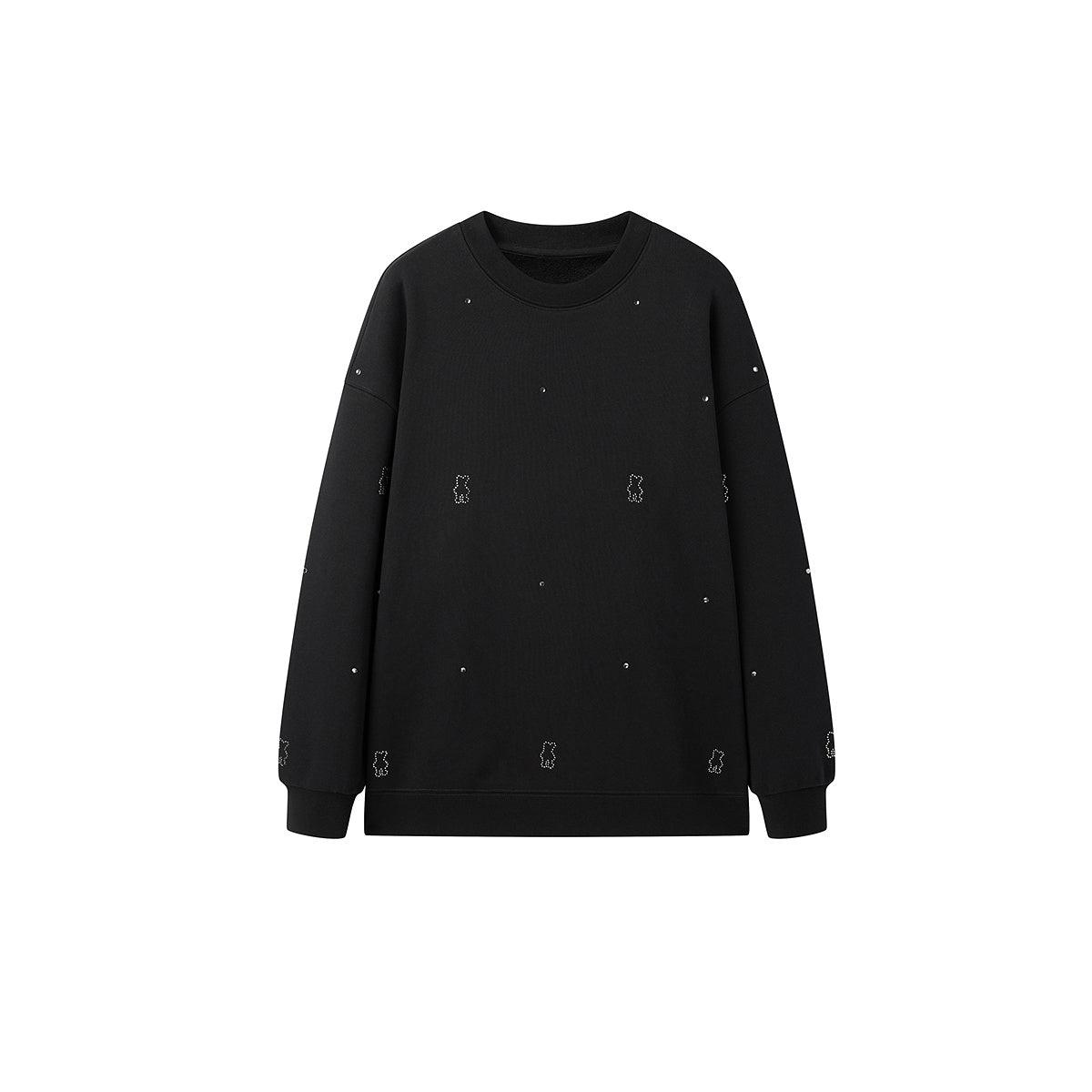 Women's crystal details sweatshirt