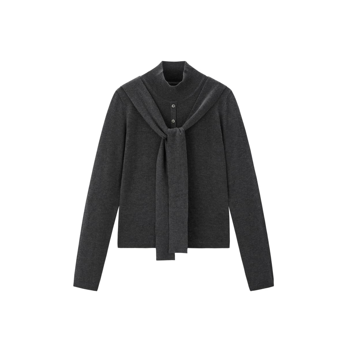 Women's Mock-Neck Pullover Sweater