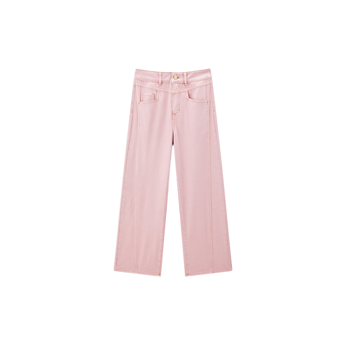 Women's Cooling High-Waist Straight-Leg Jeans