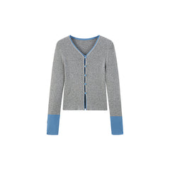 Women's 2-in-1 V-Neck Knit Pullover