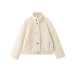 Women's Short Reversible Wool Jacket