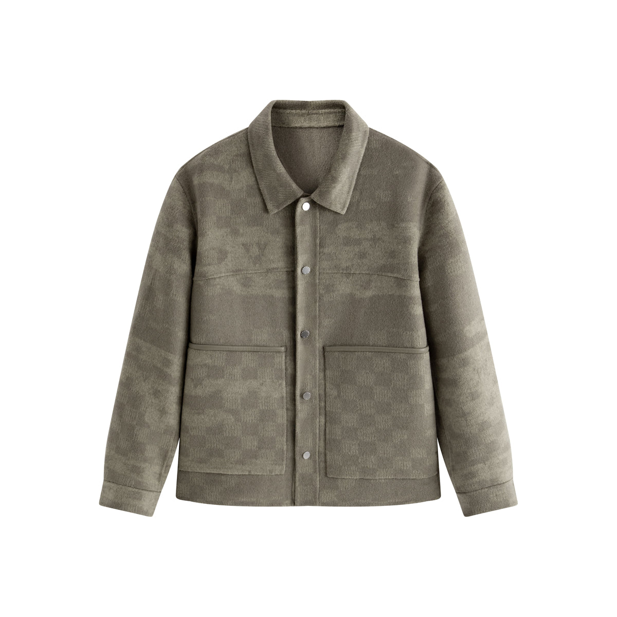 Men's Double-Sided Jacquard Wool Jacket