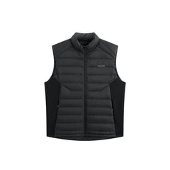 Men's Dual-Fabric Printed Down Vest