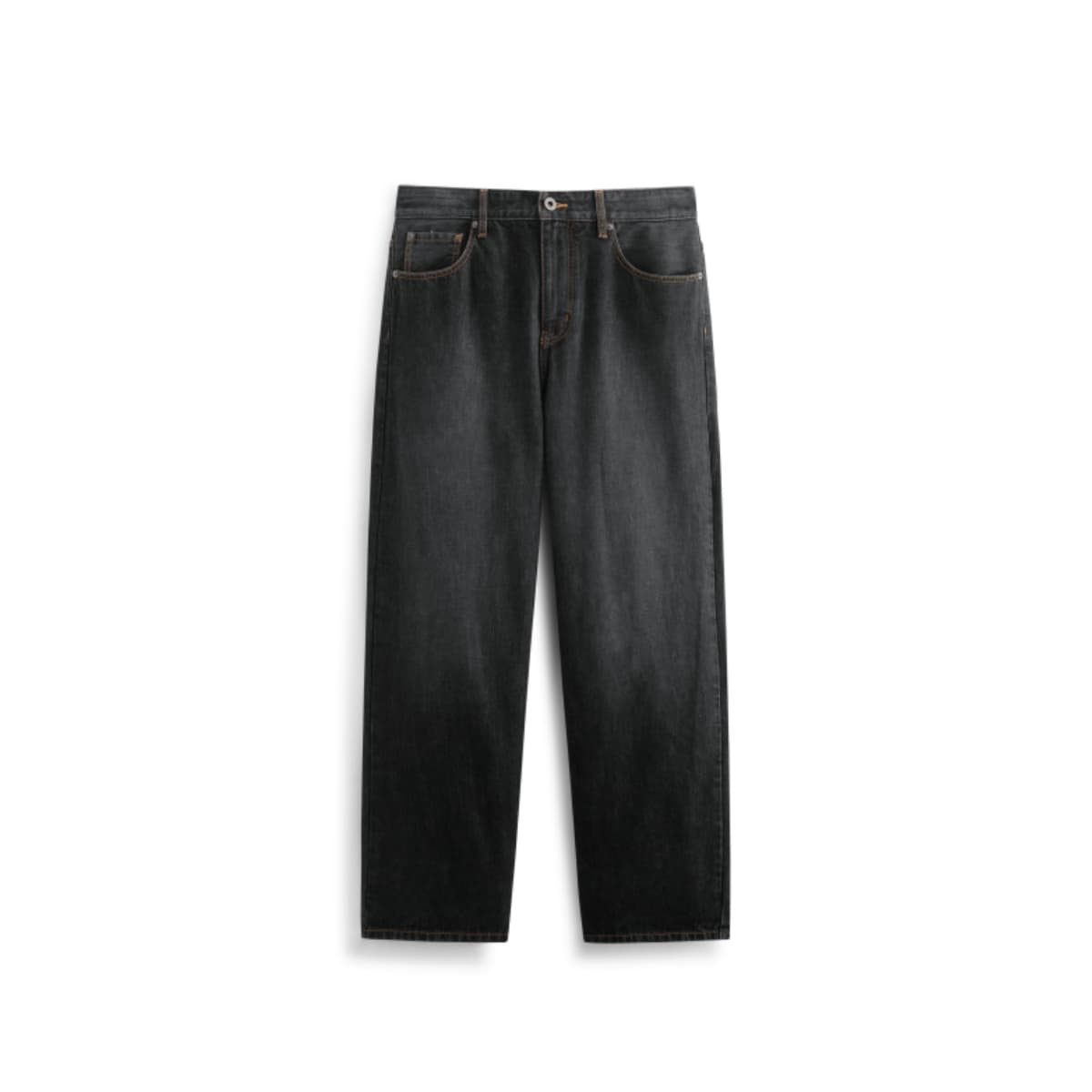 Men's Ombre Cotton-Blend Wide-Leg Jeans
