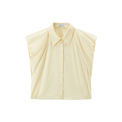 Women's Sleeveless Ruched Shirt