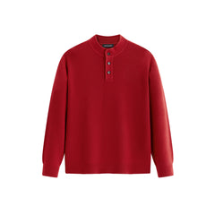 Men's Wool Henley Sweater