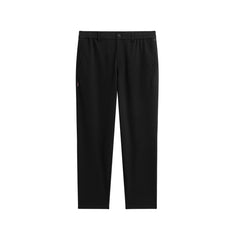 Men's Elastic-Waist Straight-Leg Dress Trousers