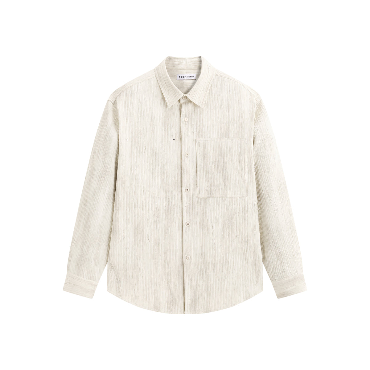 Men's 3D Jacquard Textured Shirt