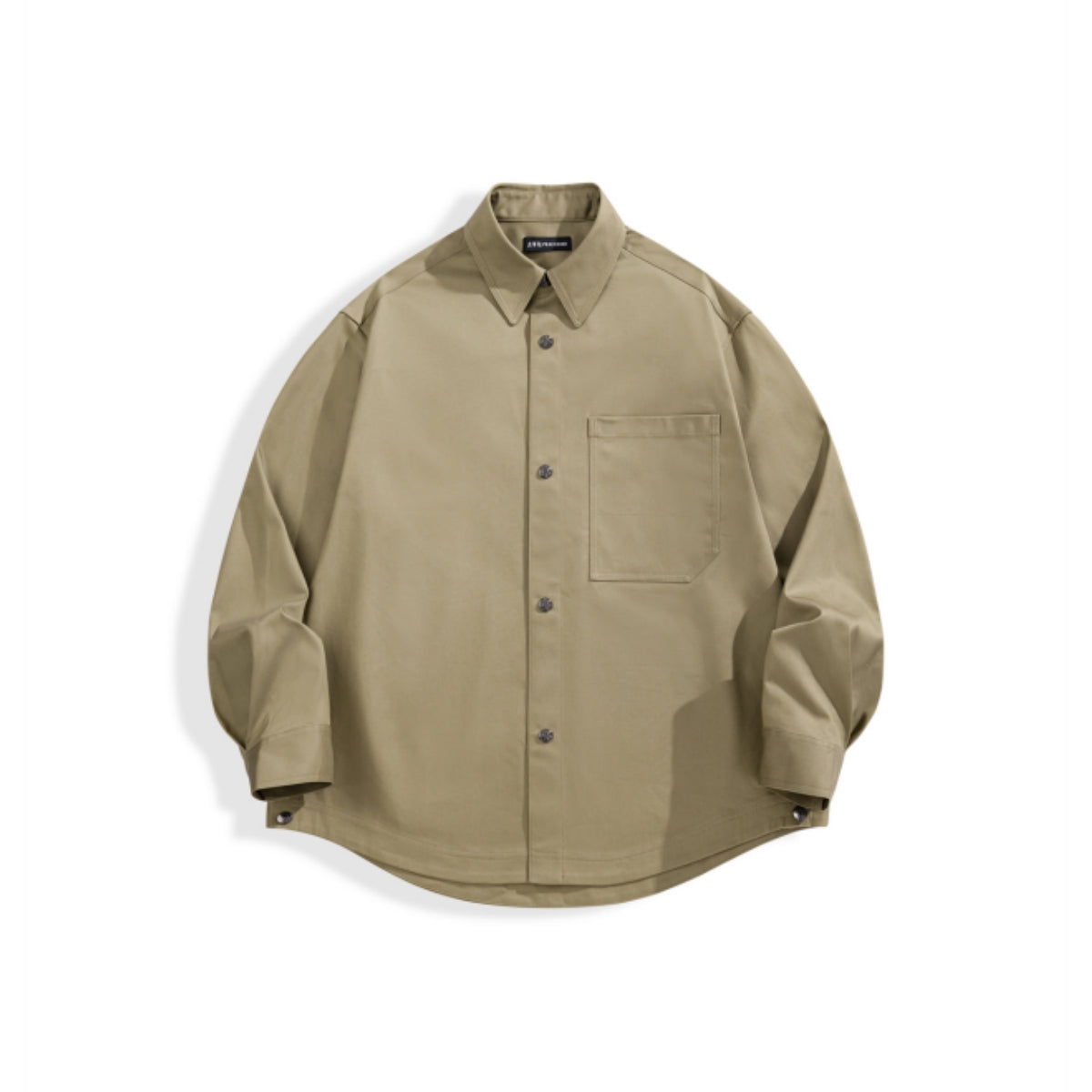 Men's Solid Oversized Shirt
