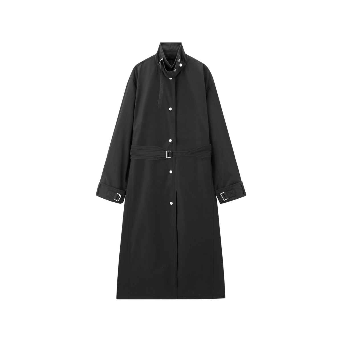 Women's Mid-Length Belted Trench Coat