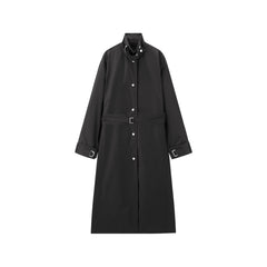 Women's Mid-Length Belted Trench Coat