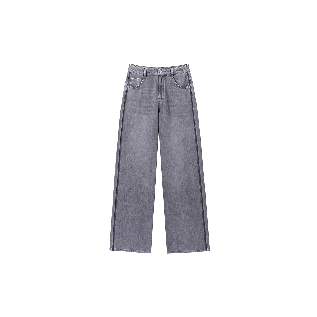 Women's Washed Straight Jeans