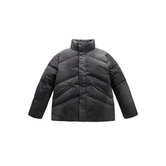 Men's Gradient Pattern Puffer Jacket