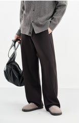 Men's Relaxed Curved-Leg Sweatpants