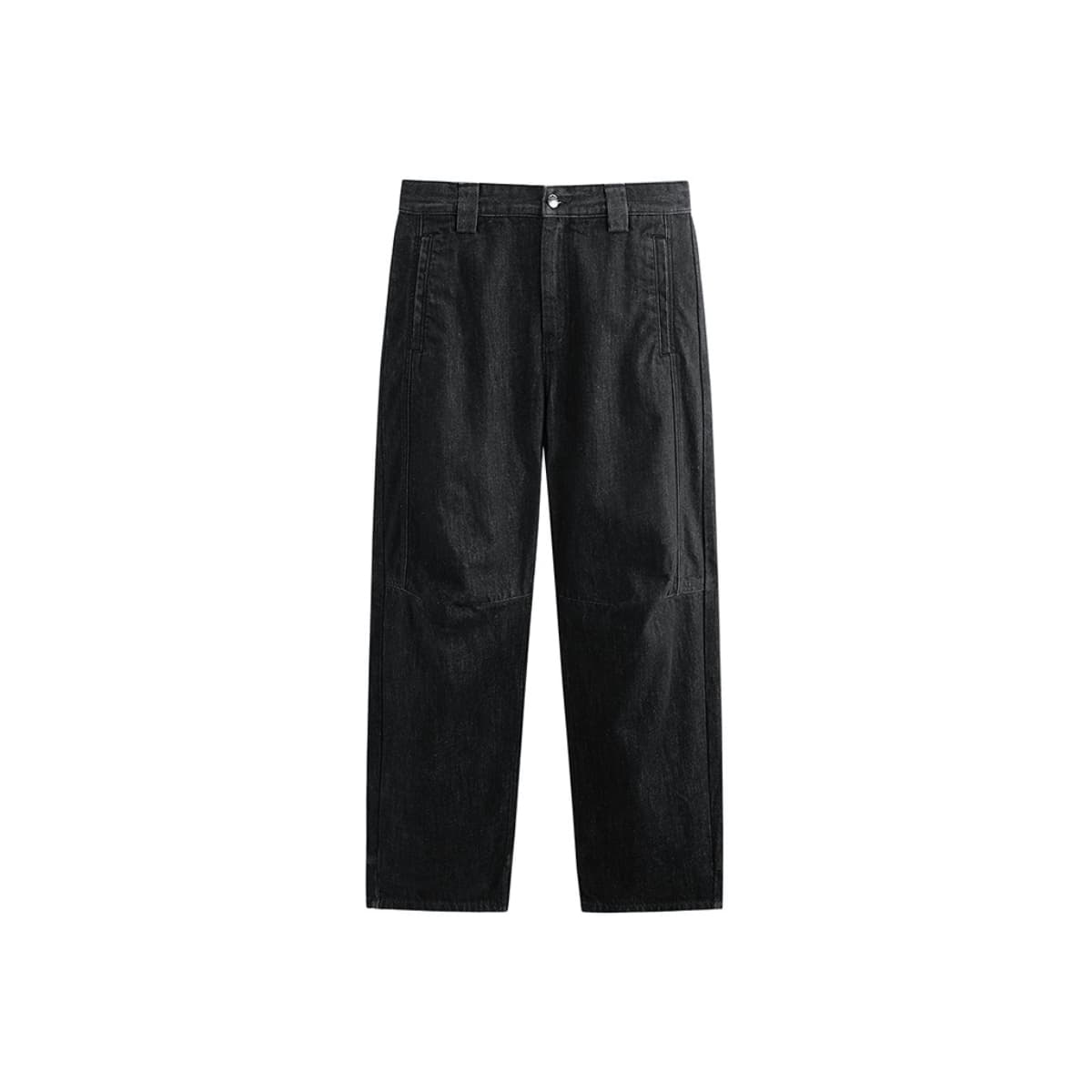 Men's Raw Indigo Washed Wide-Leg Jeans