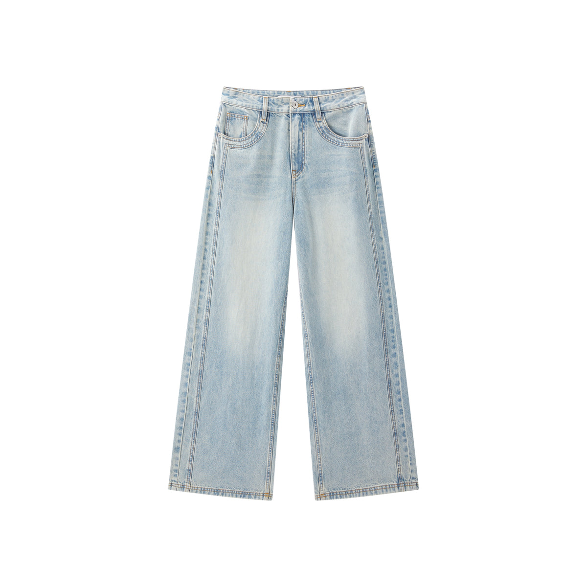 Women's High-Waist Wide-Leg Jeans