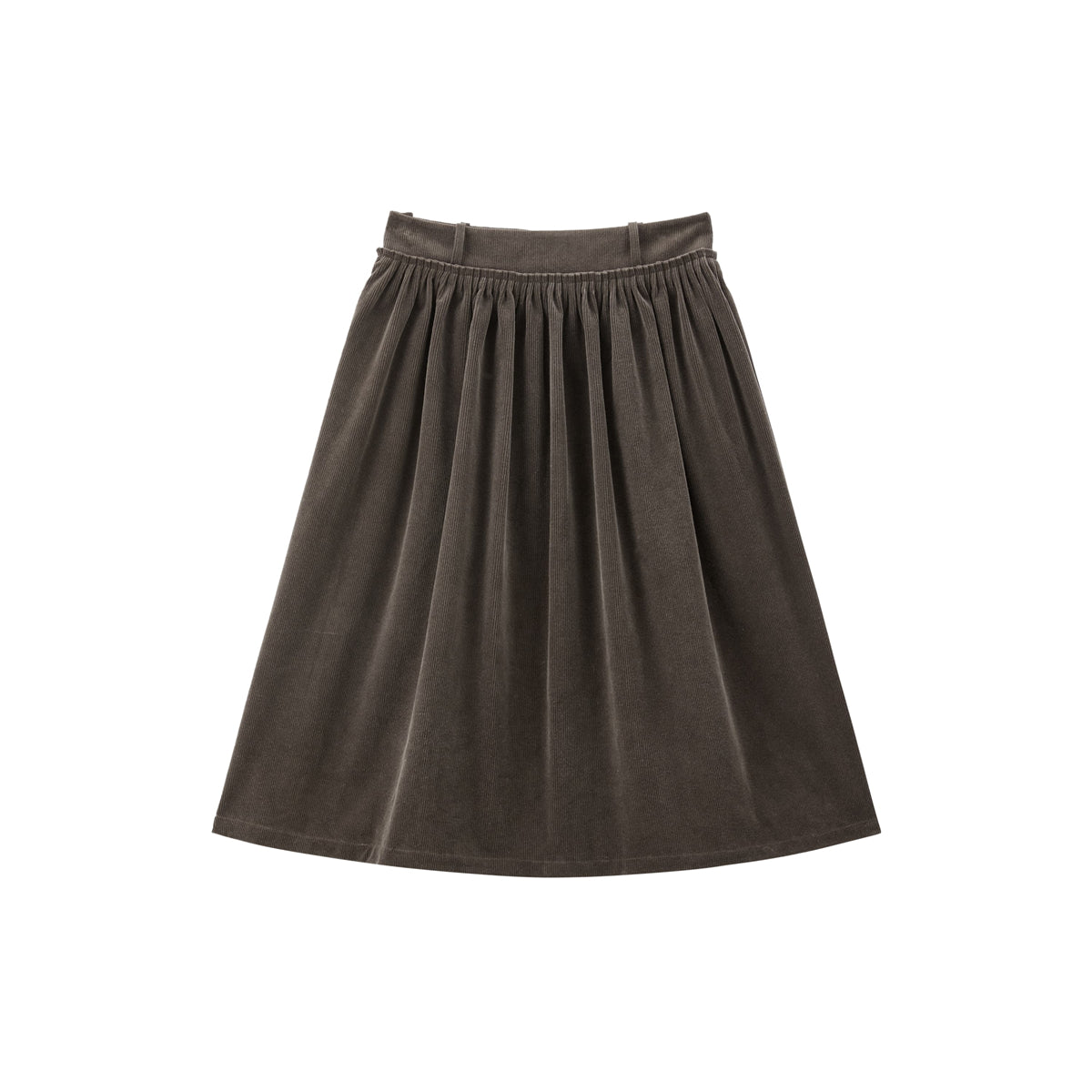 Women's Corduroy Flared Maxi Skirt