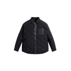 Men's Embossed Label Puffer Jacket