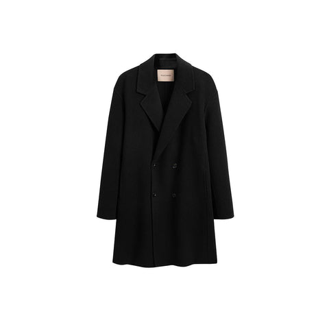 *US Final Sale* Men's Straight Wool Coat
