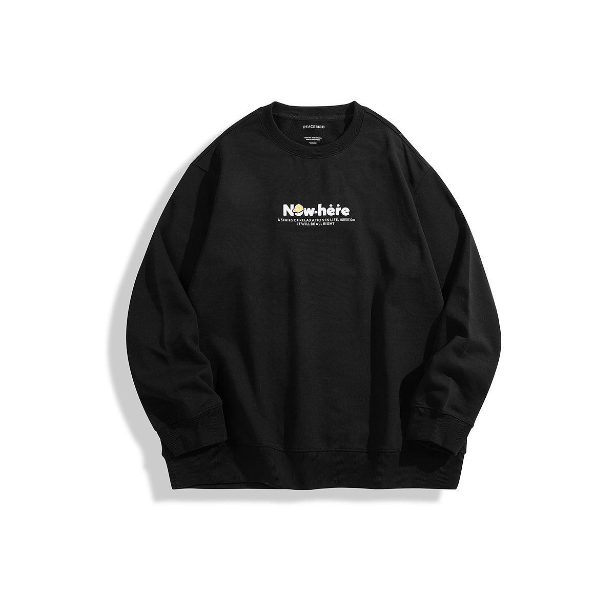 Men's Embroidery Crew Neck Sweatshirt