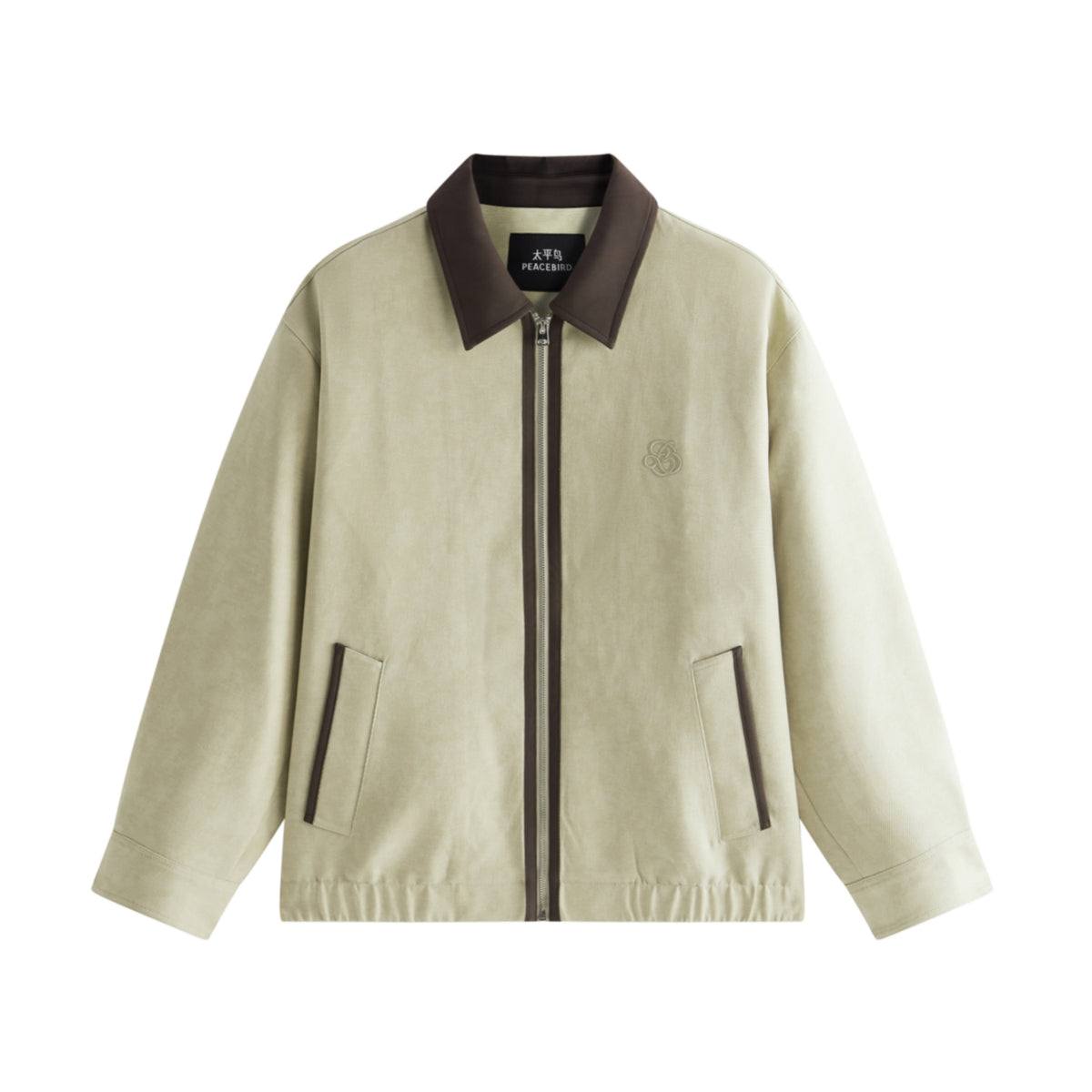 Men's Ink-Wash Embroidered Jacket