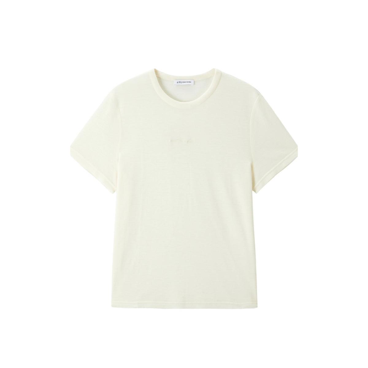 Women's Wool Embroidered Knit T-Shirt