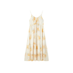 Women's Printed Ruched Cami Dress