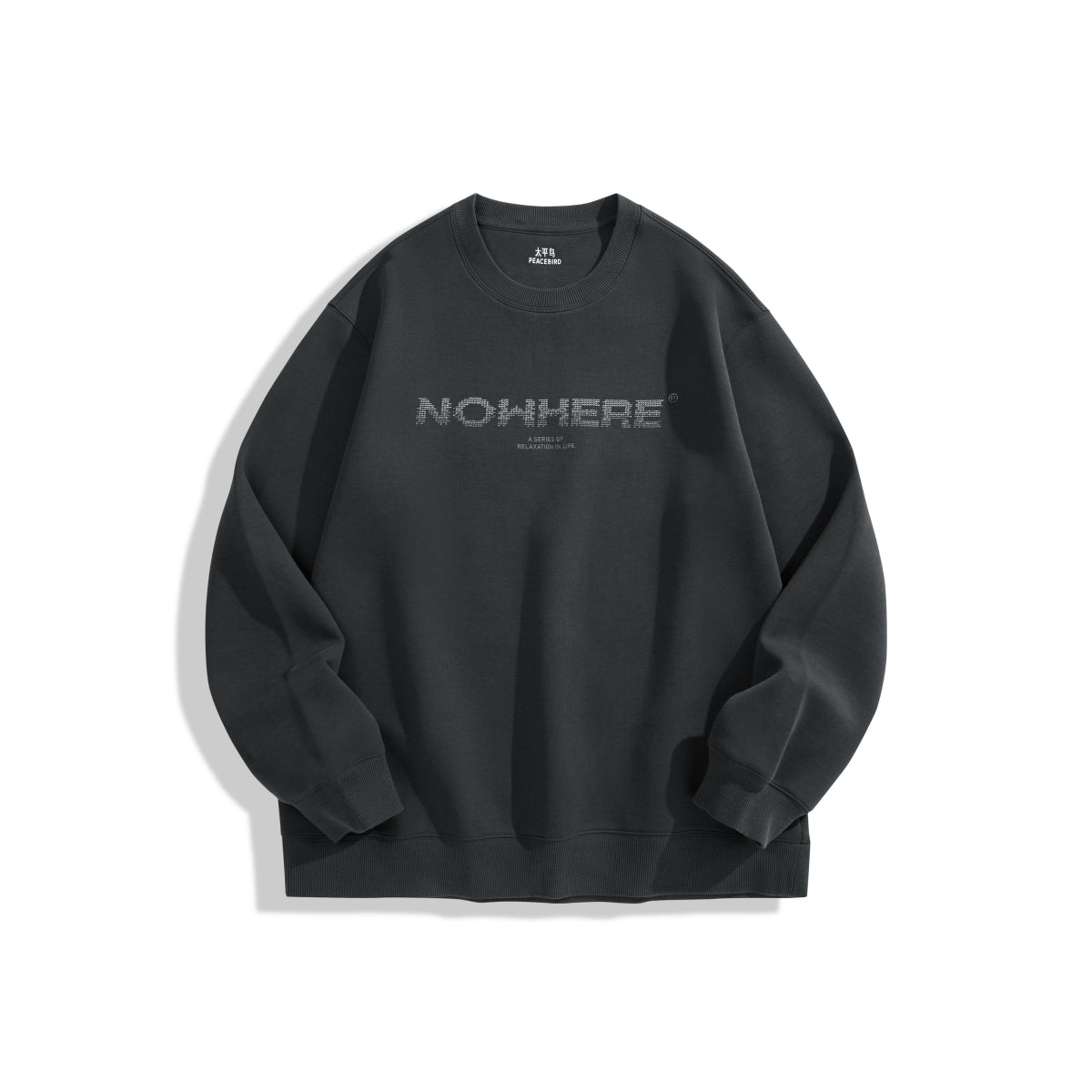 Men's Graphic Embroidered Crewneck Sweatshirt