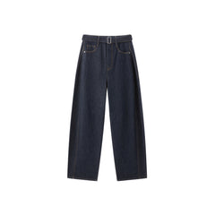 Women's High-Waist Wide-Leg Cotton Jeans