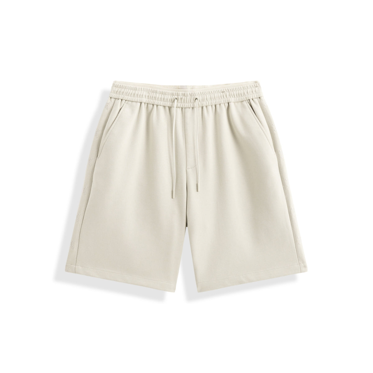 Men's Textured Jacquard Embroidered Shorts