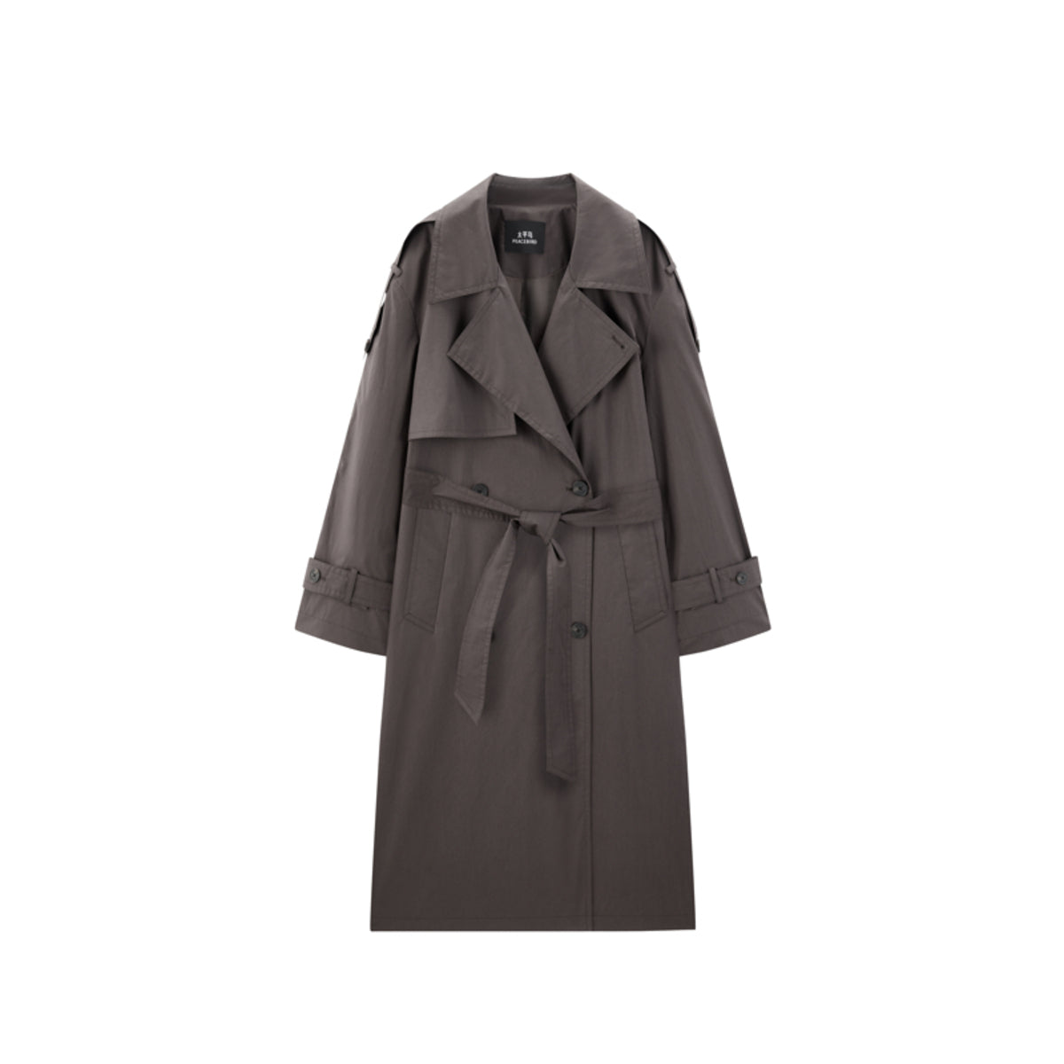 Women's Oversized Double-Breasted Trench Coat