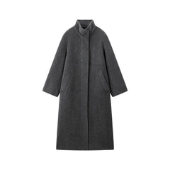 Women's Yak-Wool Blend Long Coat