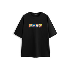 Men's Cotton Cartoon Print T-Shirt