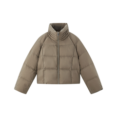 Women's Short Thermal Water-Repellent Puffer Jacket