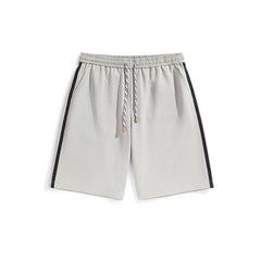 Men's Textured Shorts with Drawstring Waist