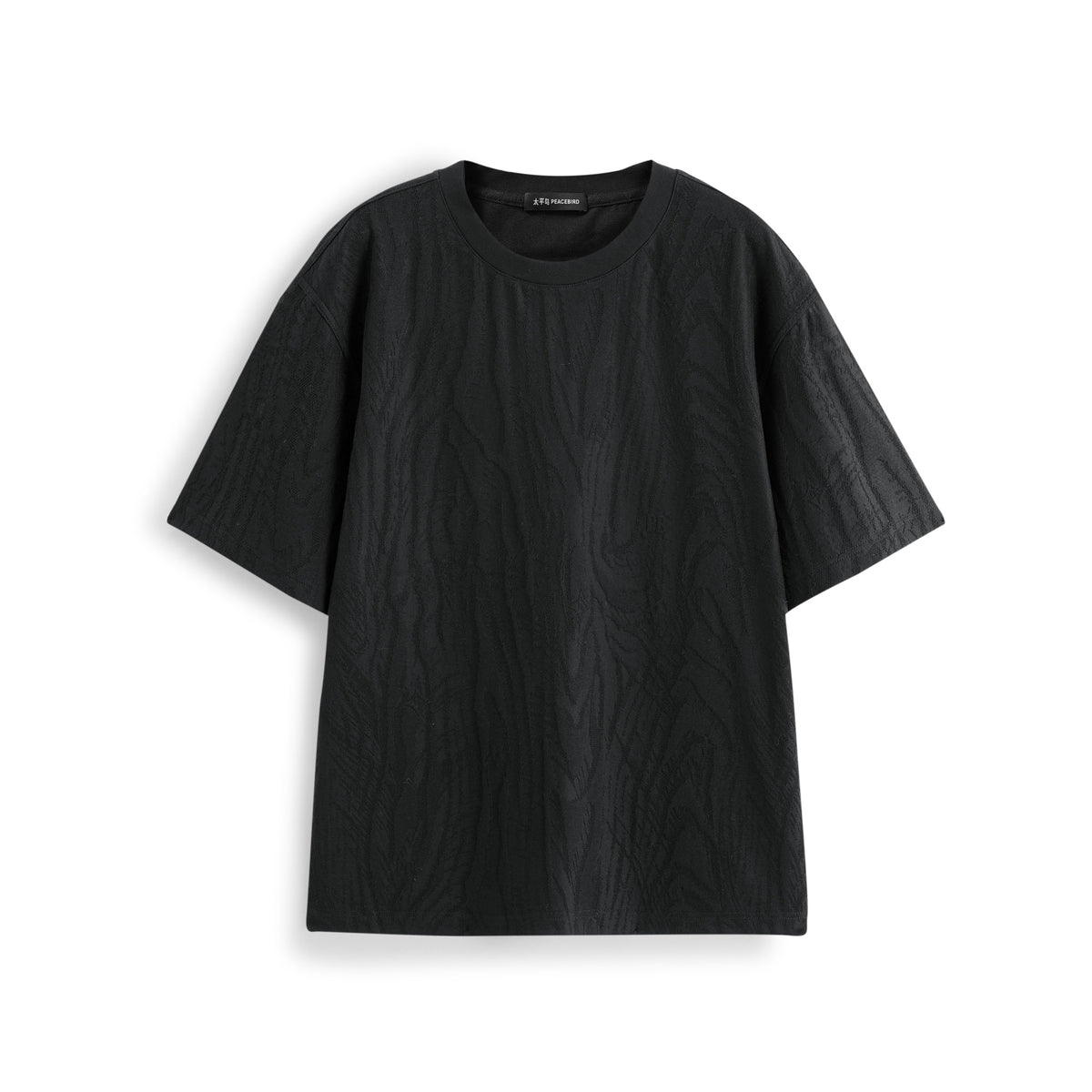 Men's Allover Tonal Jacquard T-Shirt
