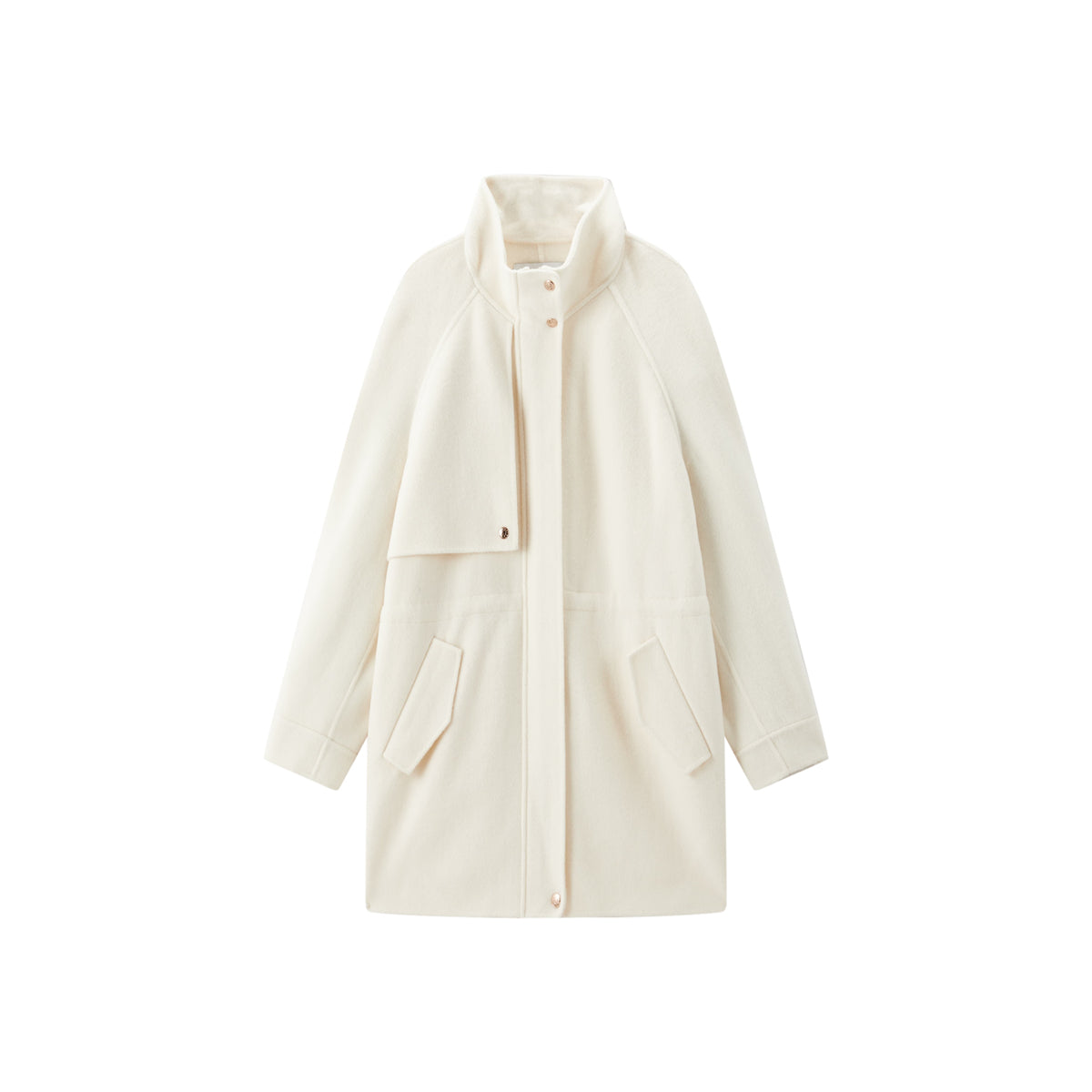 Women's Trench-Style Double-Face Pure Wool Coat