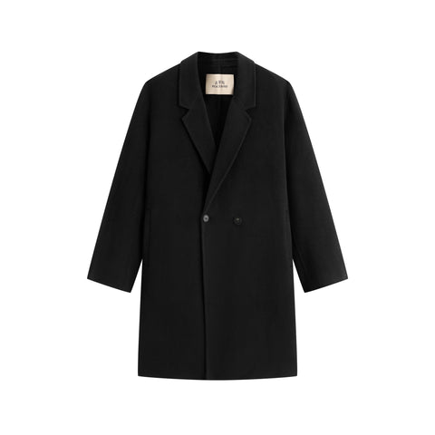 *US Final Sale* Men's Double-Breasted Double-Face Wool Coat