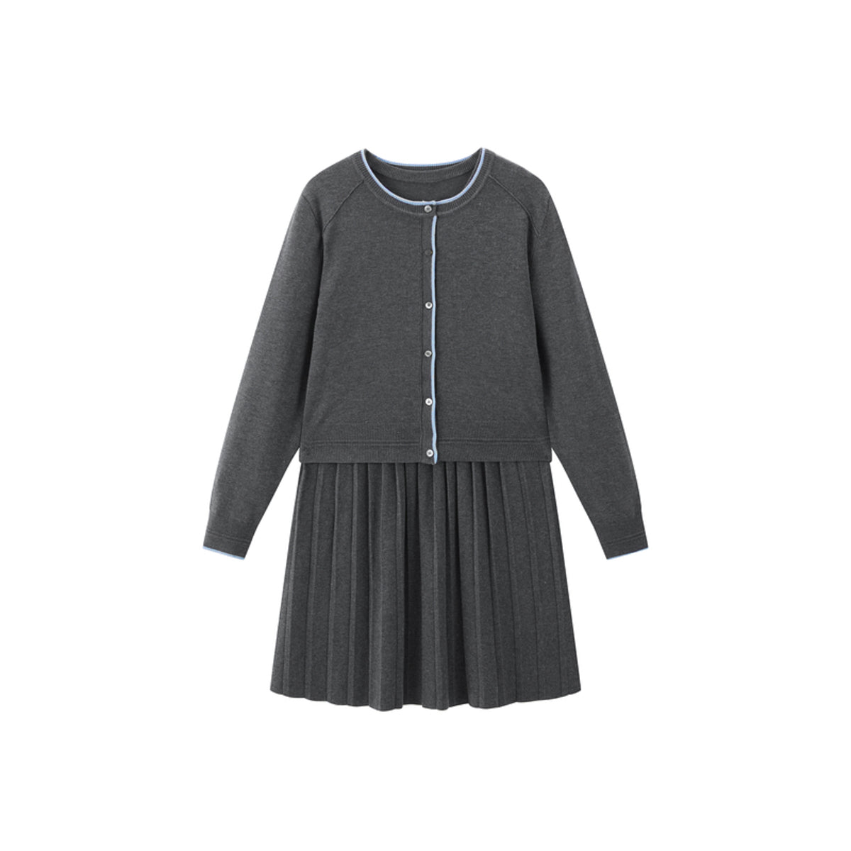 Women's Cardigan and Dress Two-Piece Set
