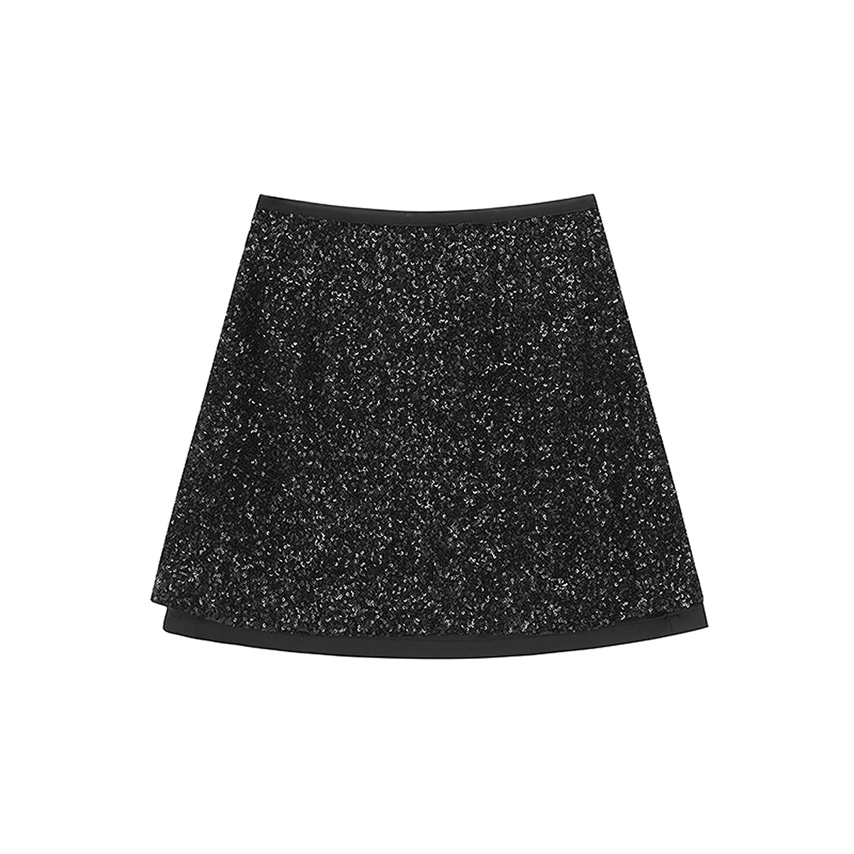 Women's A-line High Waist Sequin Skirt