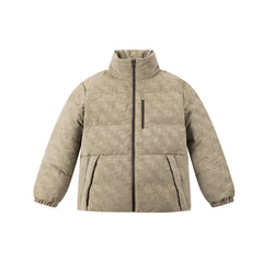 Men's 3D Jacquard Textured Down Jacket