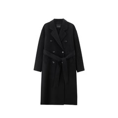 Women's Double-Breasted Double-Face Wool Coat